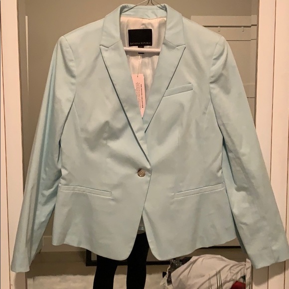 Light Blue Banana Republic Blazer - Picture 1 of 4